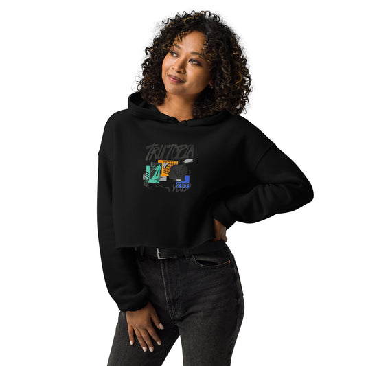 Trutopia (Reality Void) Crop Hoodie